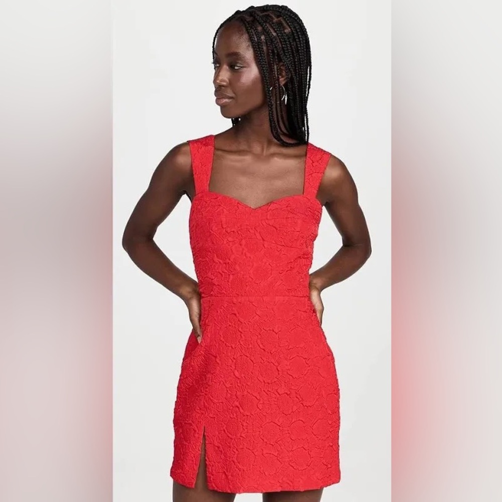 NWT Amanda Uprichard Jordy dress in Red